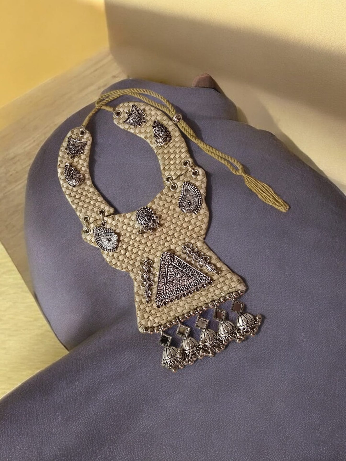 Tribal Jute Necklace