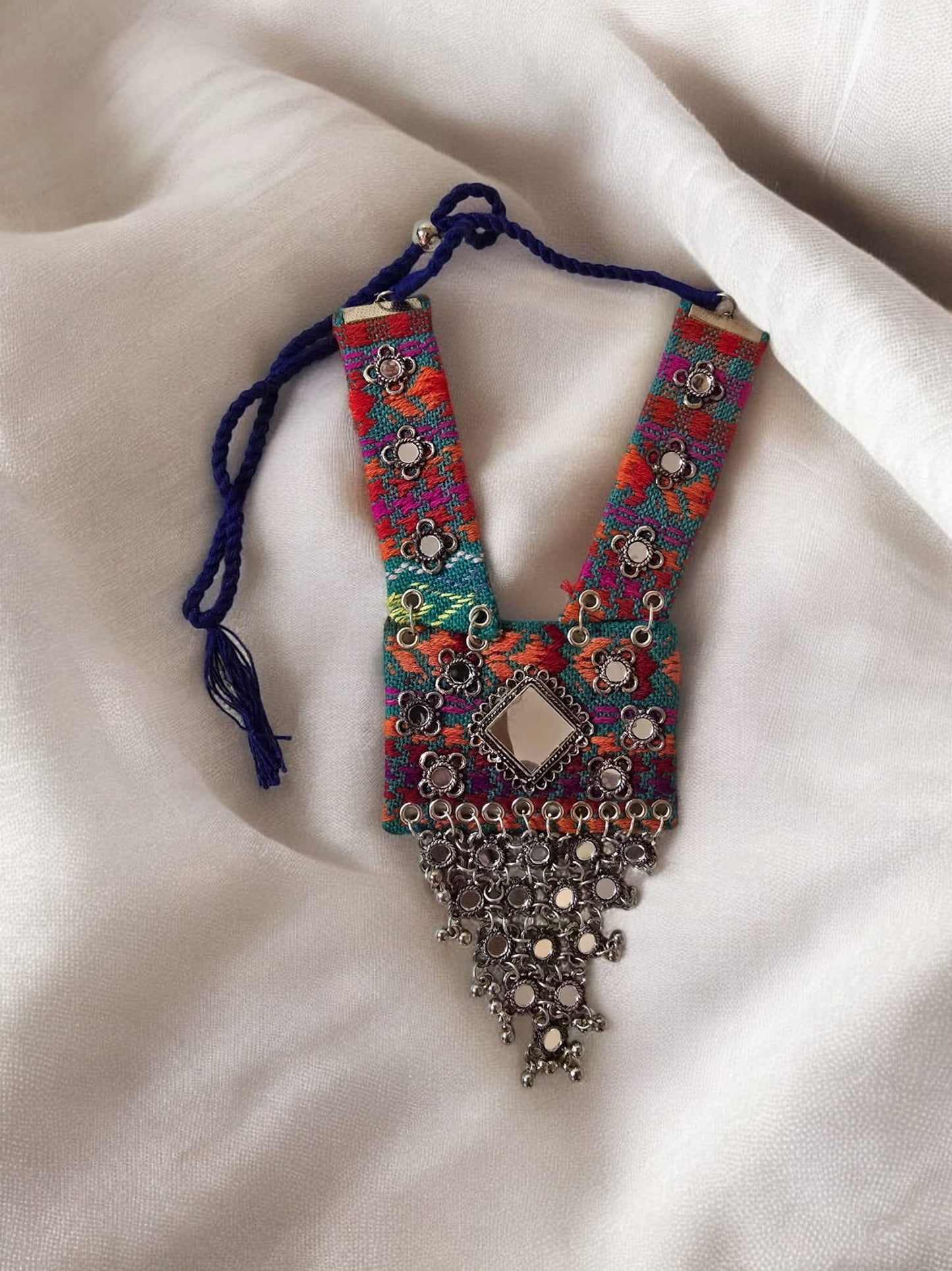 Afghani Tribal Mirror Necklace