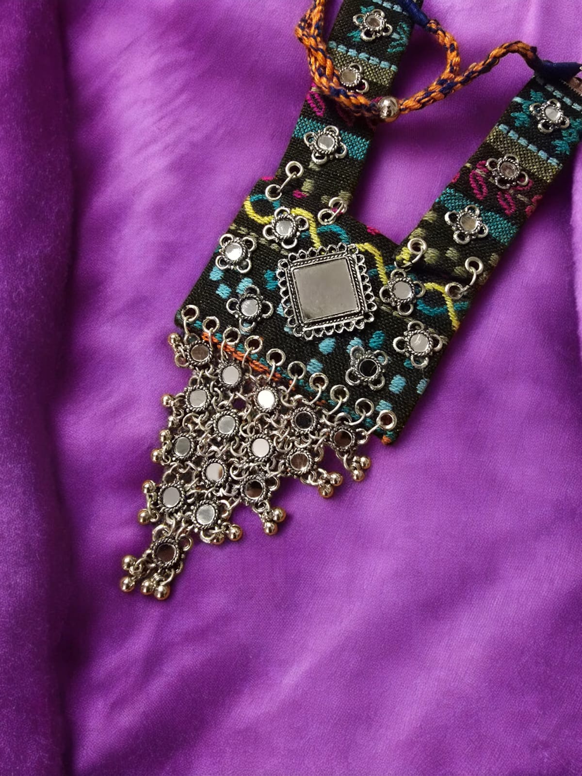 Afghani Tribal Mirror Necklace