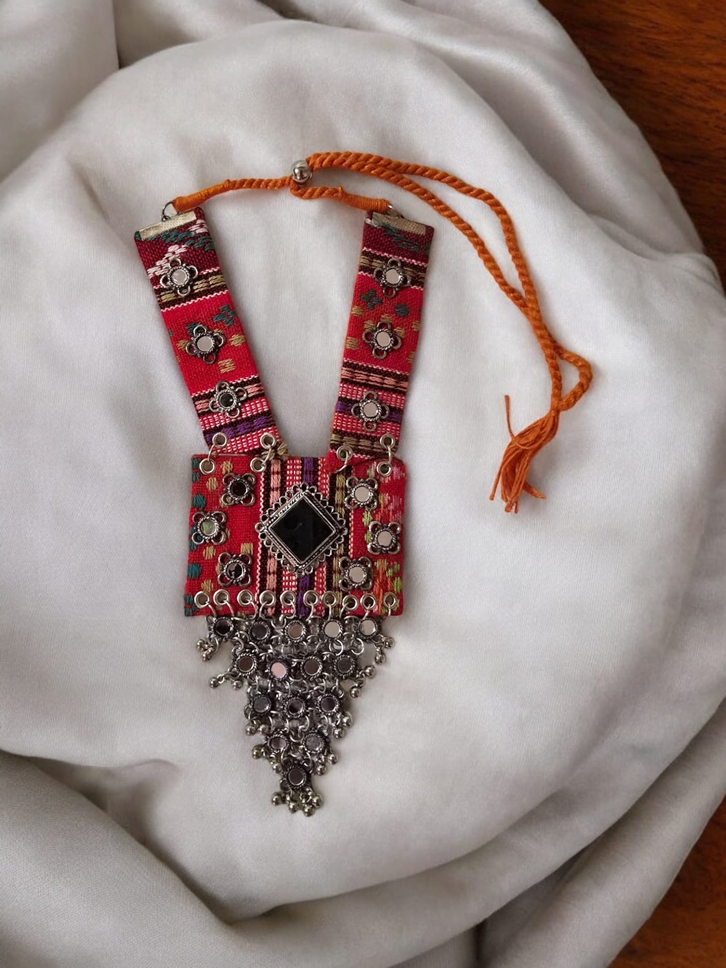 Afghani Tribal Mirror Necklace