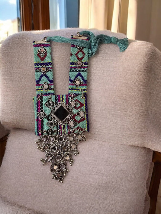 Afghani Tribal Mirror Necklace