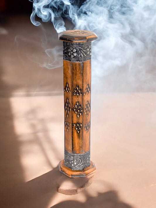 Cylindrical Tower Incense Holder