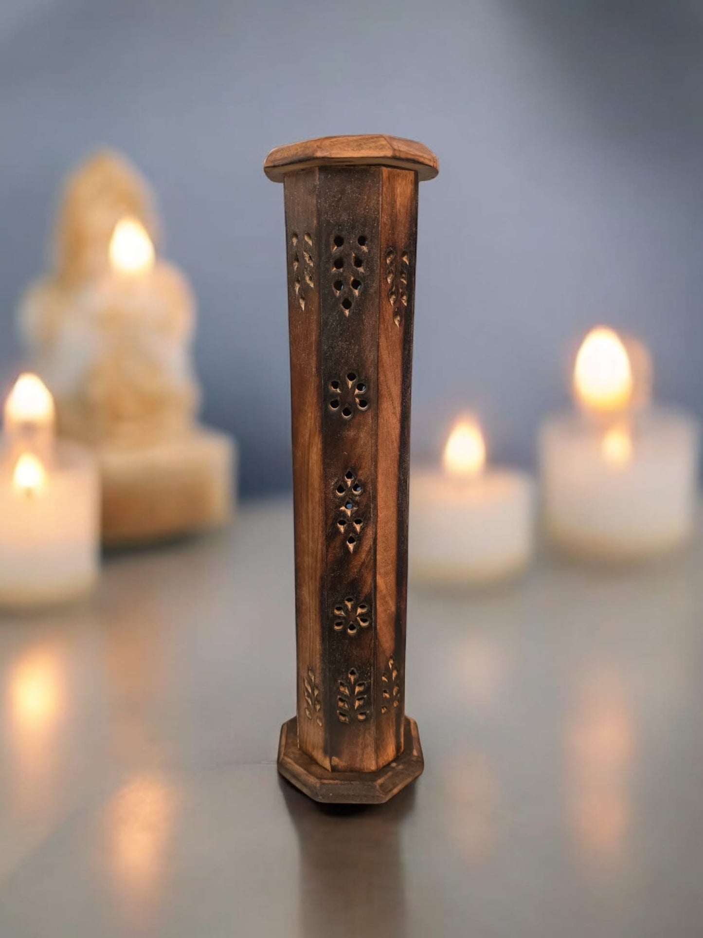 Cylindrical Tower Incense Holder