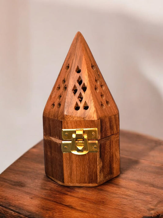 Round Pyramid Incense Cone Holder (Small)
